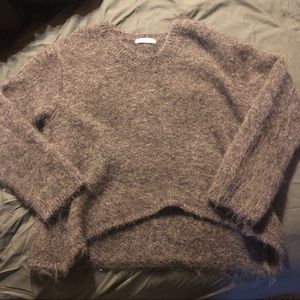 sukiired design oversized high low sweater small